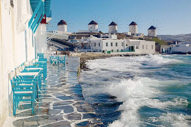 mykonos windmills