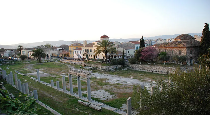 greece vacation packages - athens plaka thiseion