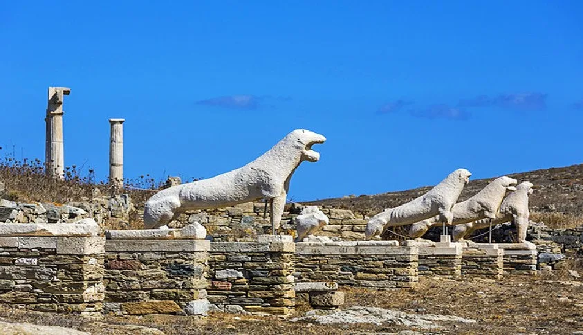 greece vacation packages - delos from mykonos